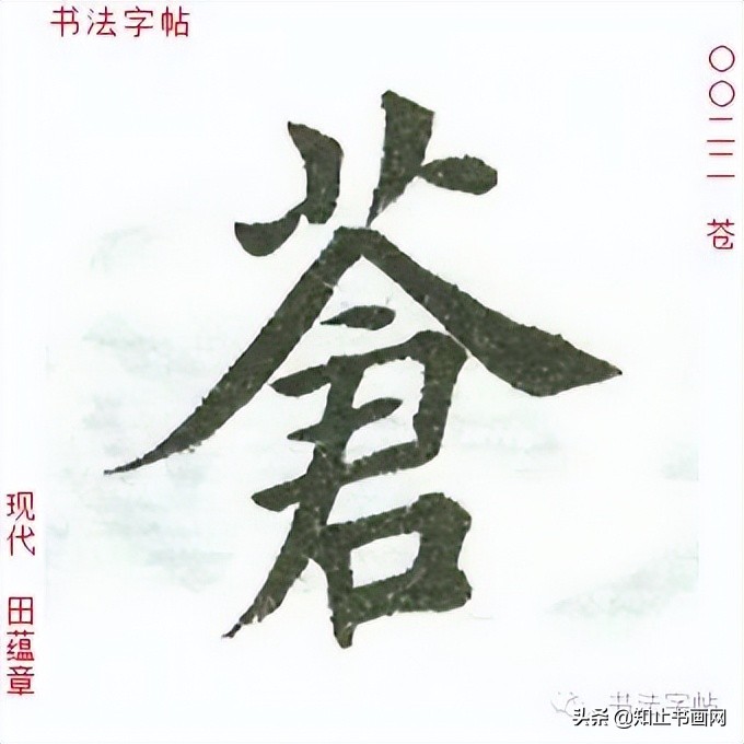 田蕴章书法作品欣赏-自题日展画集