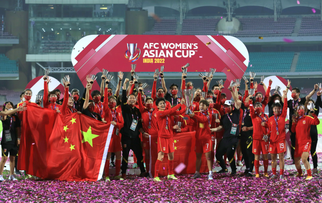 中国足球一共赢过几次(中国男足和女足亚洲杯历史战绩对比，天壤之别)