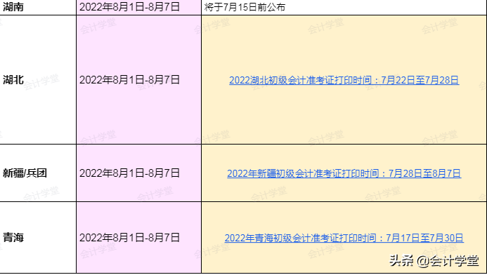 湖南初级会计考试时间2022（湖南初级会计考试时间2022报名时间）-第5张图片-华展网