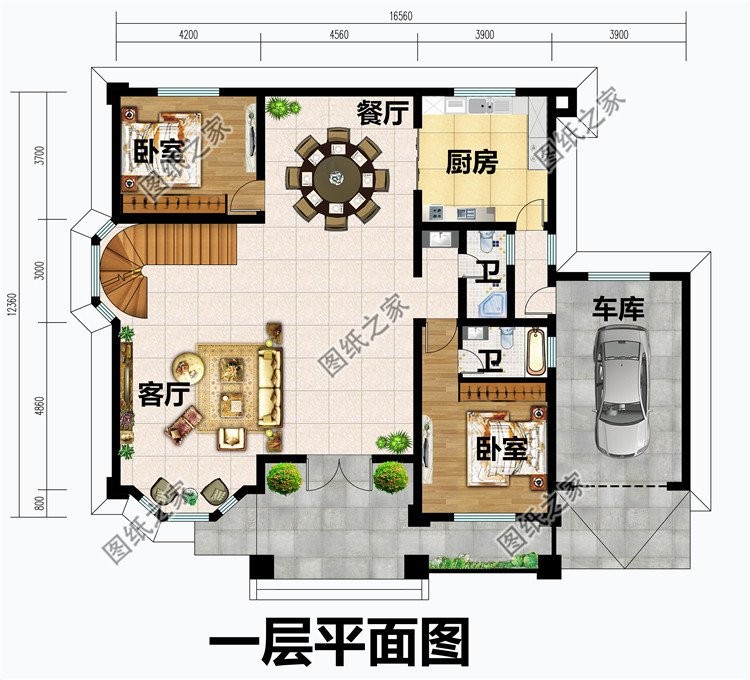 不仅好看还实用的坡屋顶别墅，解锁农村建房新姿势