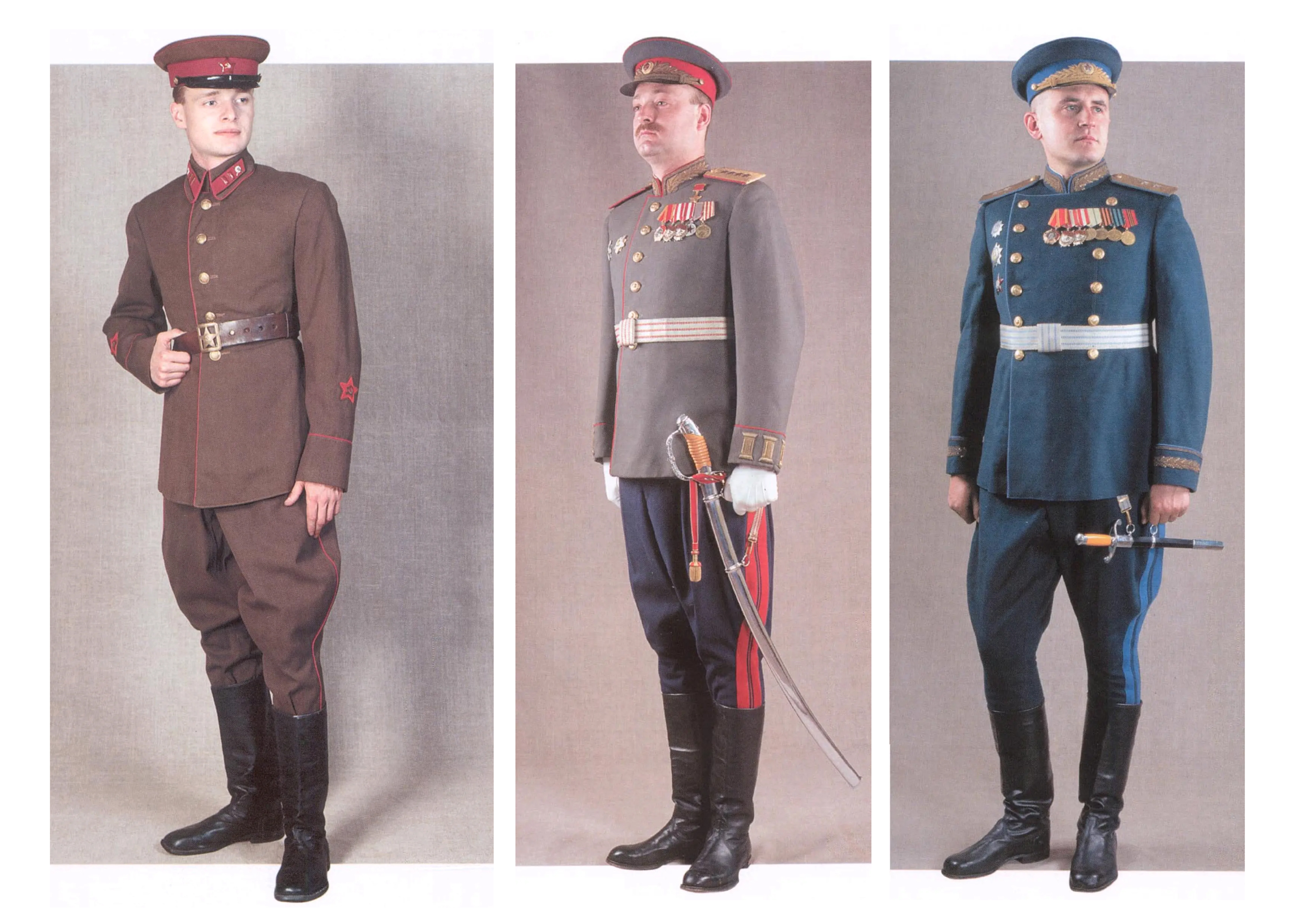 二战期间的苏联军服自成一格,它不强调款式上的装饰性,而以厚重和严肃