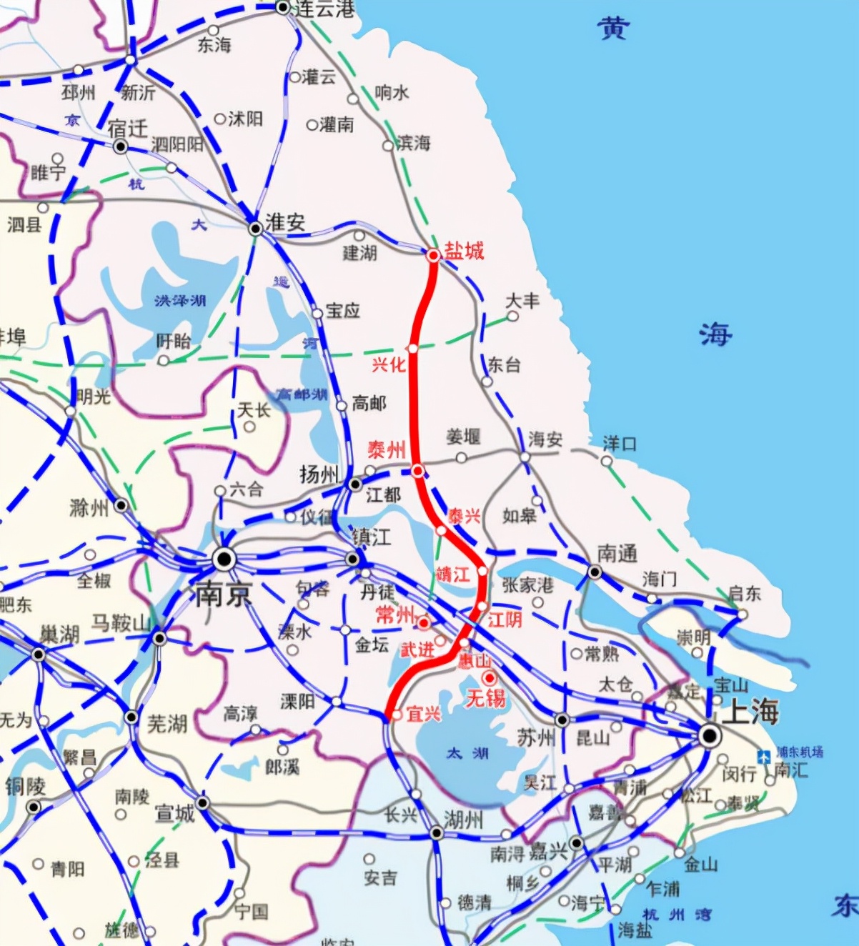 盼星星盼月亮，江苏这条铁路总算有好消息：部分路段具备开工条件