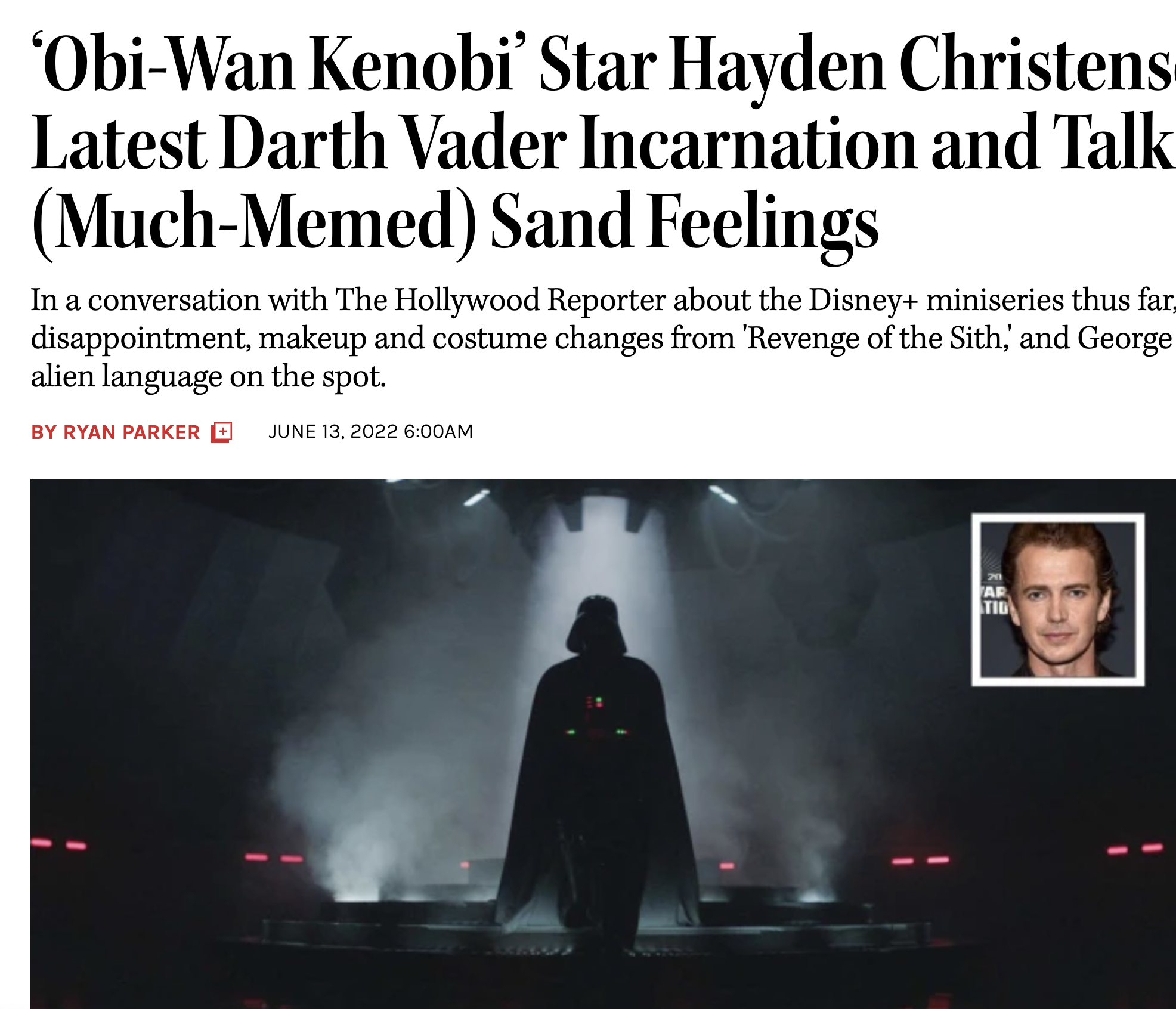 帕克希望海登考虑《洛基》，《欧比旺》的道具缺乏专业性