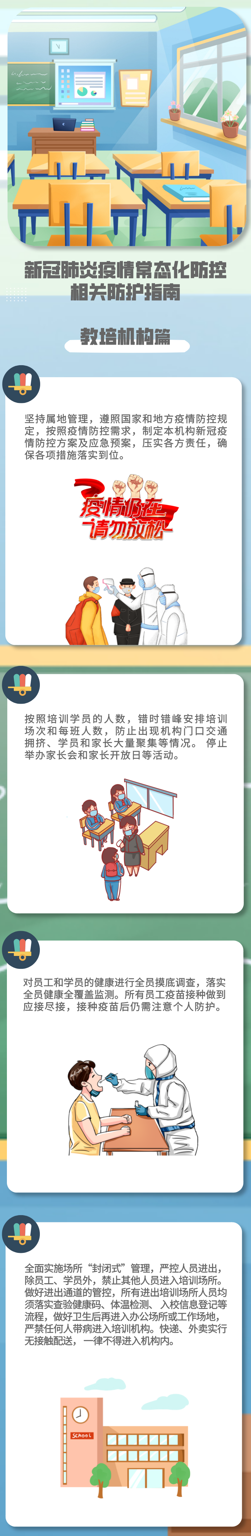 教培机构如何做好疫情常态化防控防护？