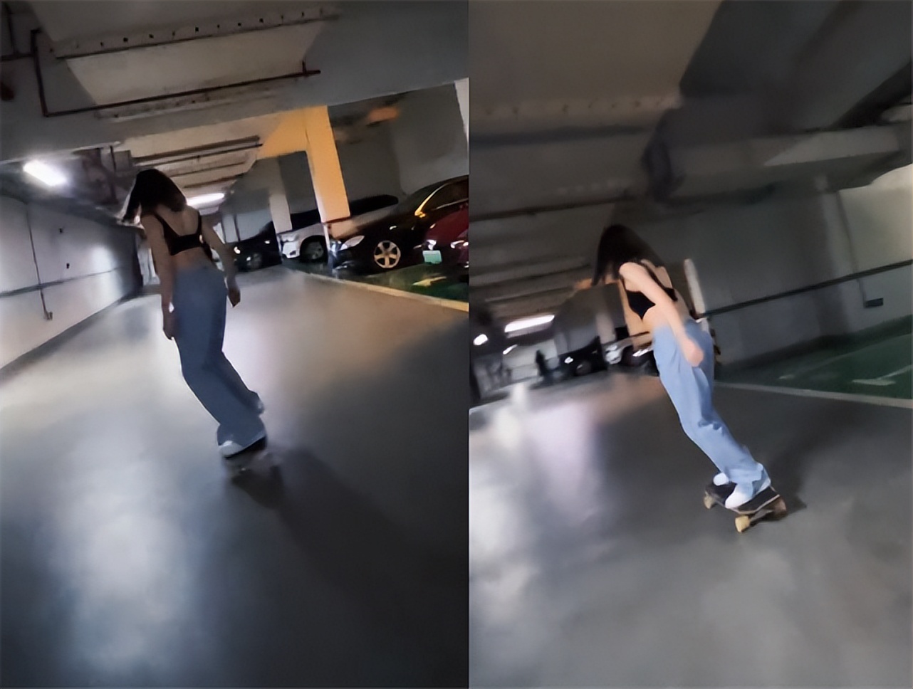 有钱任性！郑恺前任车库玩滑板被批太危险，衣着也遭吐槽不合适