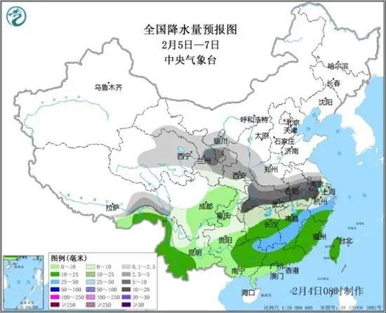 注意!您的假期余额已不足,虎年以来最大规模雨雪将至
