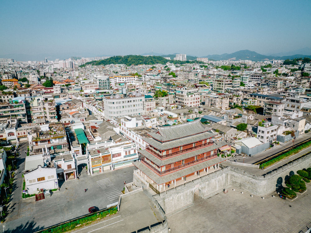 潮州城七楼之首气势壮观可以抵御大台风