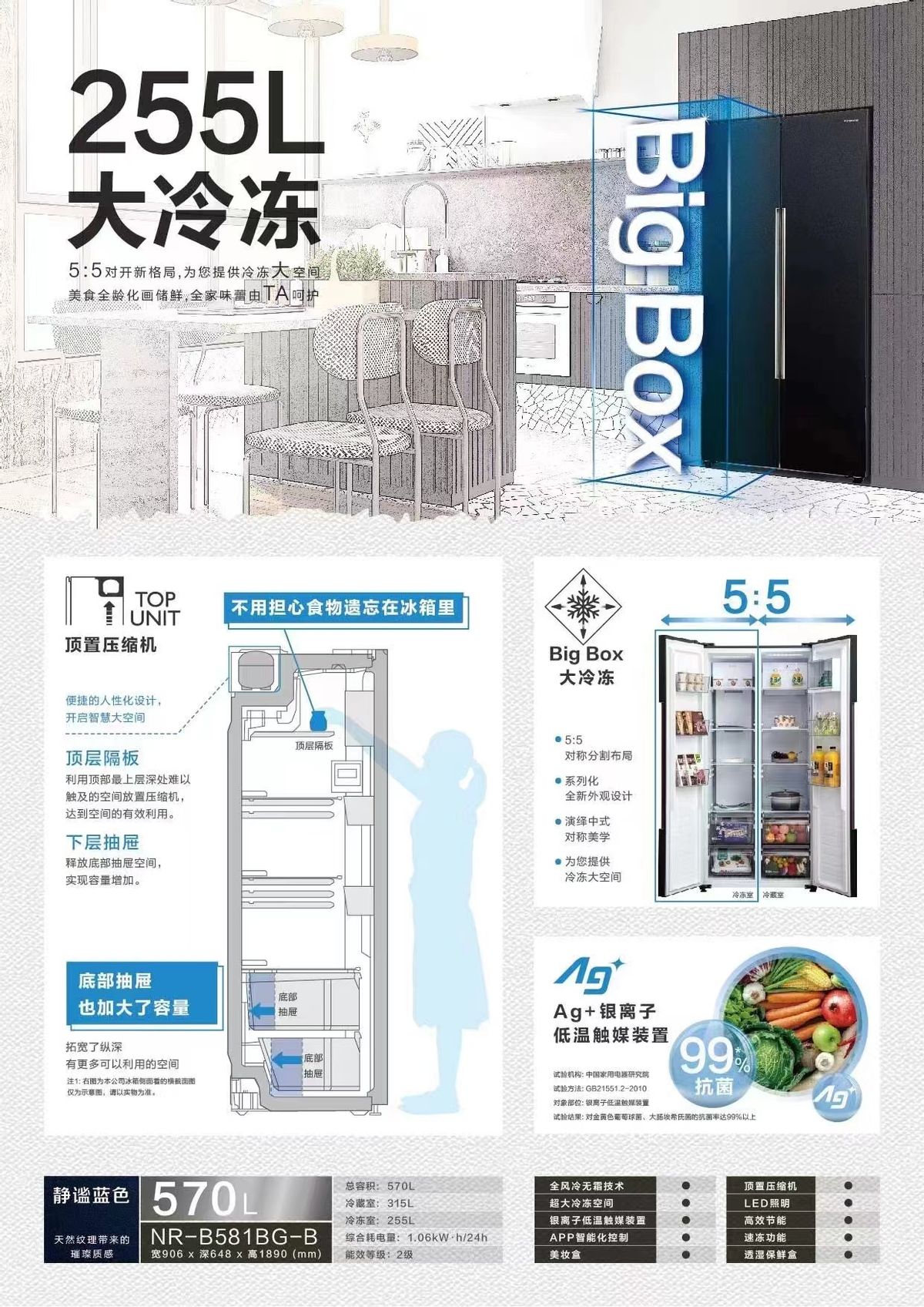 什么牌子冰箱质量好，松下纤尚BIG box对开门系列冰箱预测分析？