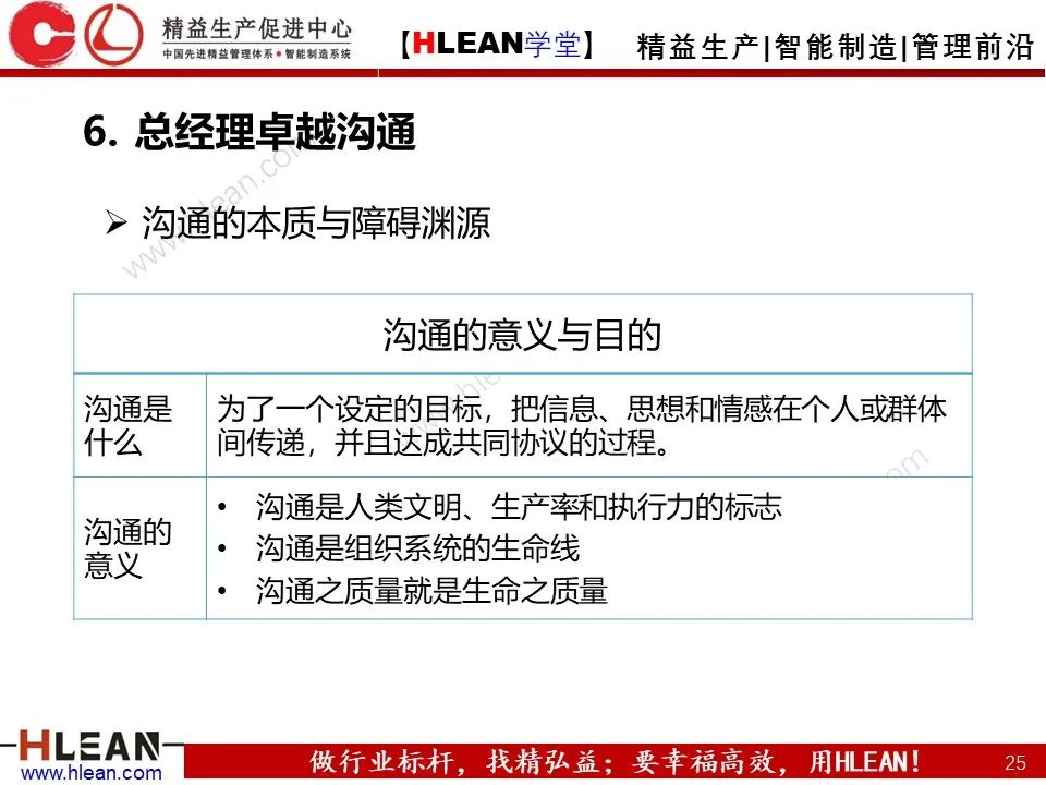 「精益學堂」總經理領導力提升 如何從優秀到卓越（下篇）
