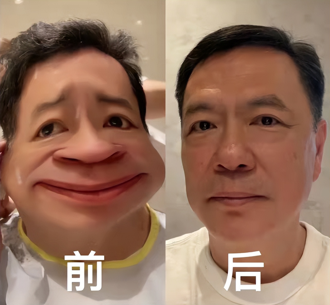 应采儿晒居家技能，化身tony为爸爸和儿子理发，祖孙剪完变型男