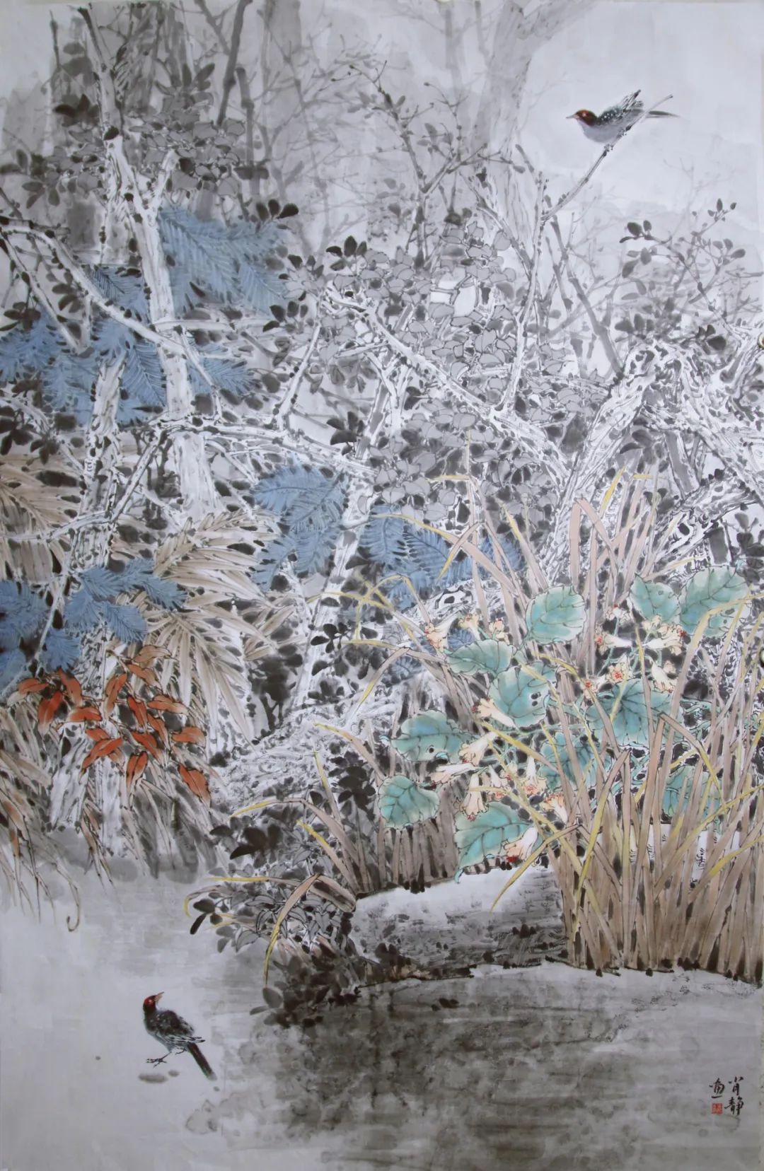 构图巧妙 意境唯美——画家肖静作品欣赏