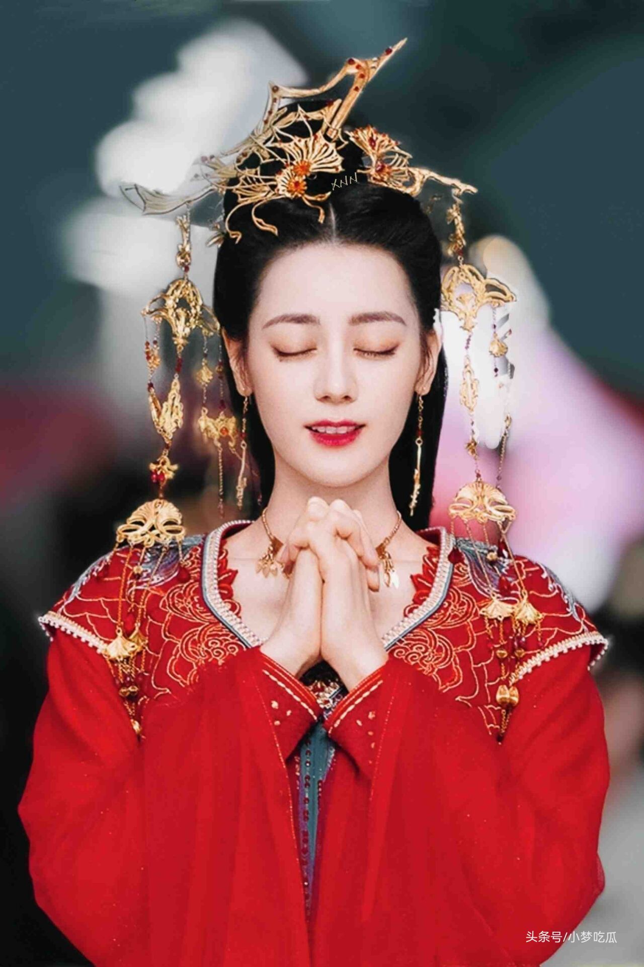 小梦微博发结婚照图片(迪丽热巴的8次新娘造型) - 赤虎壹号