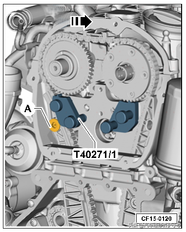 大众 EA888（二代）正时链条安装位置