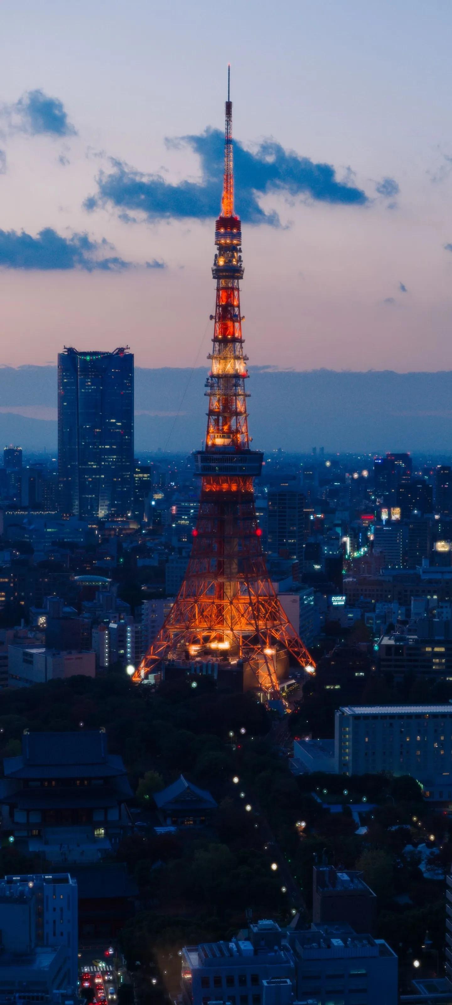 世界杯会徽手机壁纸(全面屏手机壁纸｜世界各国城市标志建筑：尖塔)