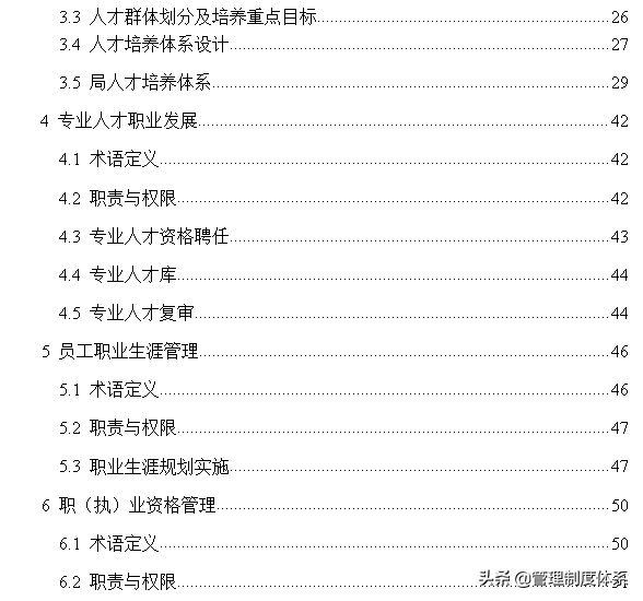 知名企业人力资源管理标准手册（200页）