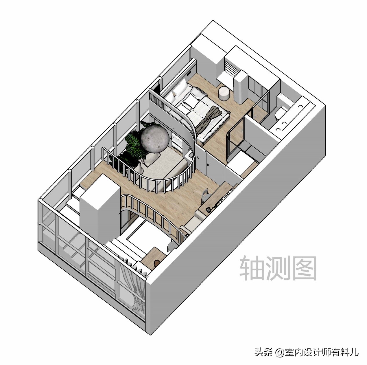 北京：母女俩买下40㎡公寓，4.5米层高硬挤出三层，这利用率完美