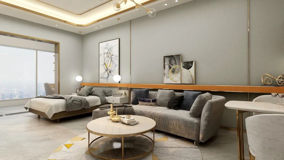 江河盛景 澎湃金边：威尔斯公馆引一线江景入户，揽一城繁华天际