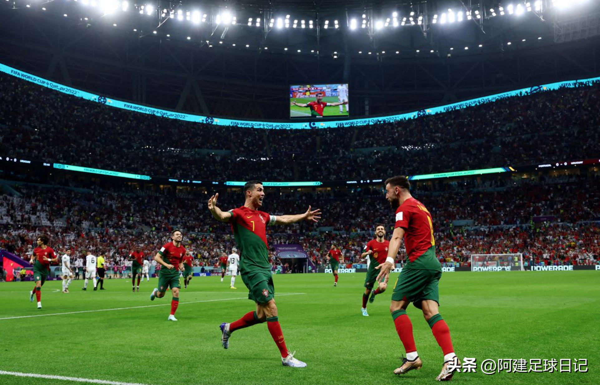 葡萄牙打得过法国吗（葡萄牙2-0乌拉圭，B-费尔南德斯：我的第一个进球应该是C罗的）-华海博客