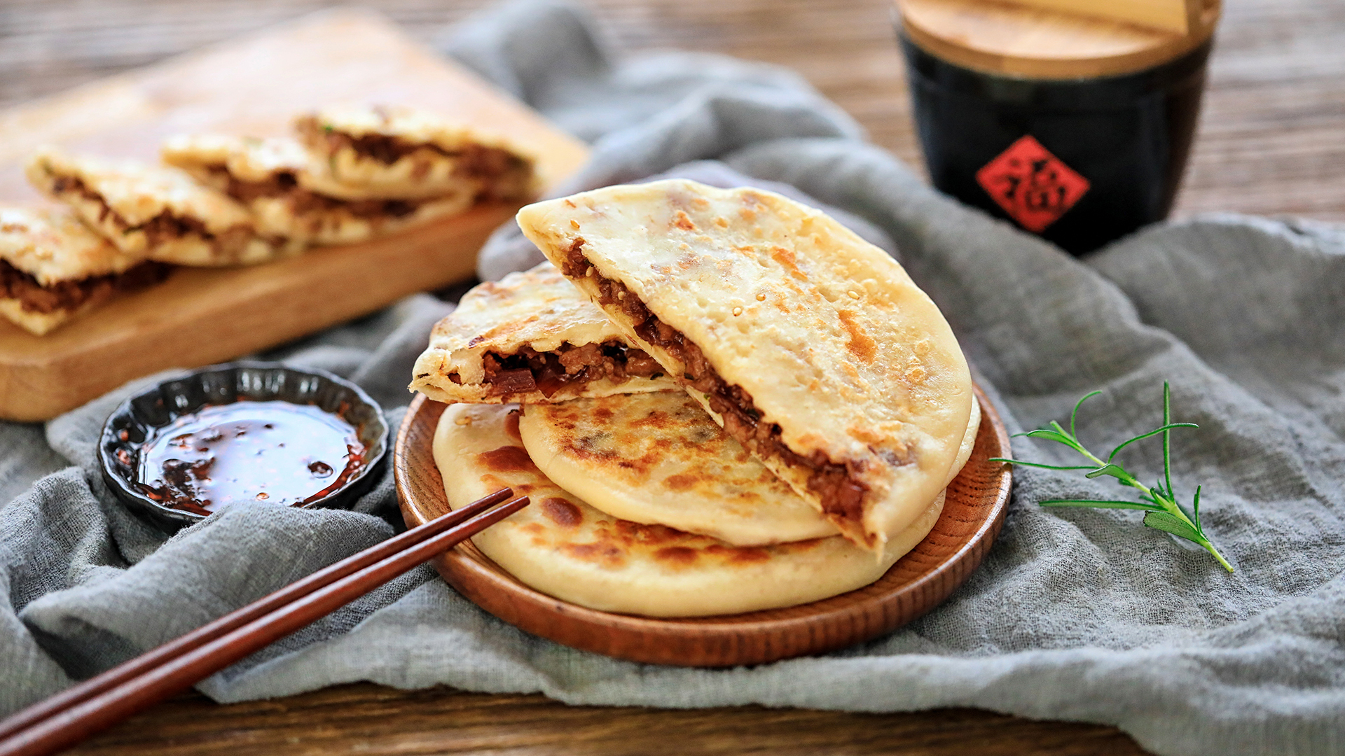 【香酥肉饼】做法步骤图 好吃到爆-起舞食谱网