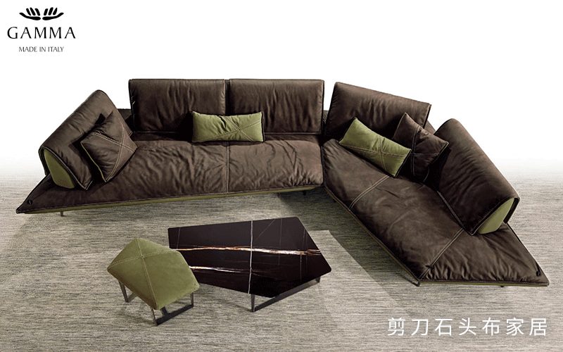 意大利极简轻奢沙发，客厅空间可以有多美？