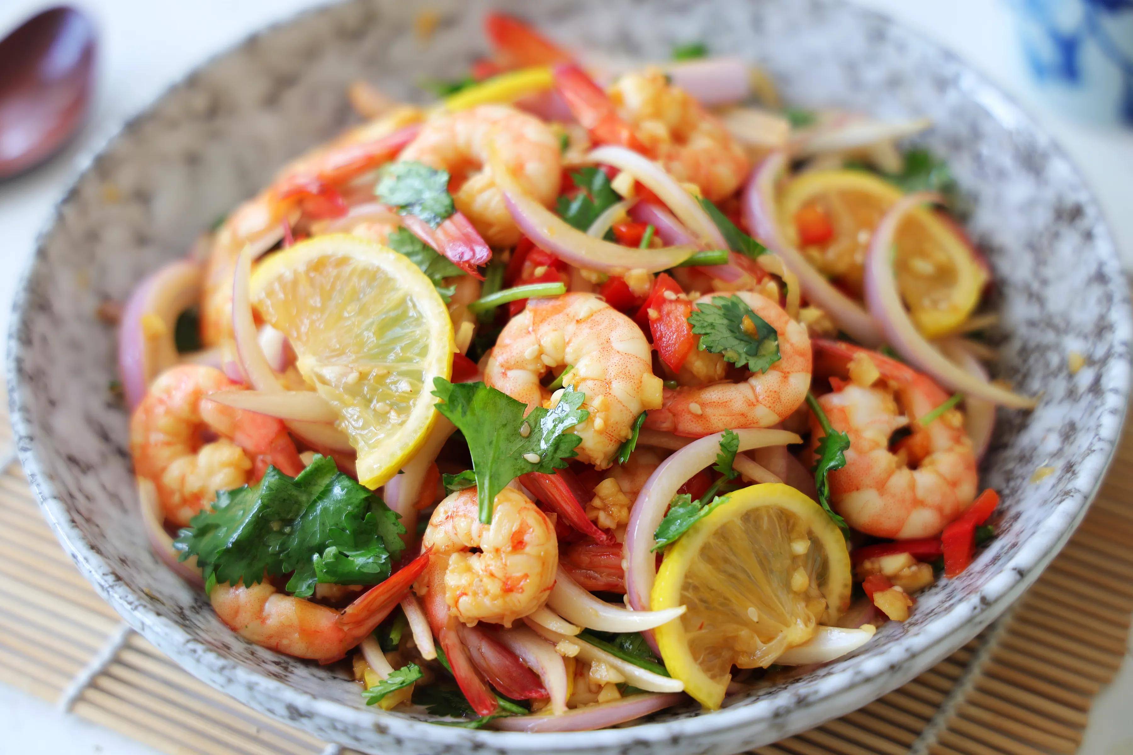 图片[2]-【凉拌大虾】做法步骤图 爽口解馋 一大盘不够吃-起舞食谱网