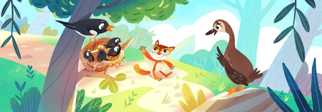 绘本系统课丨最流行的PS扁平纹理绘本风基础课＋提升课来了