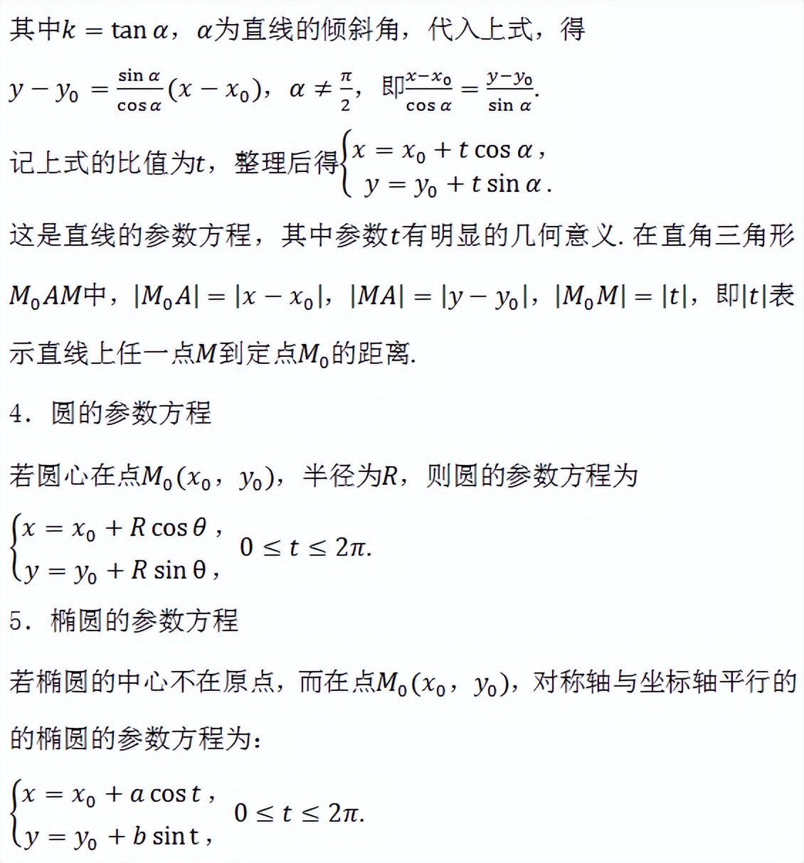 2022高考数学冲刺：高中数学必考点、重难点知识大汇总