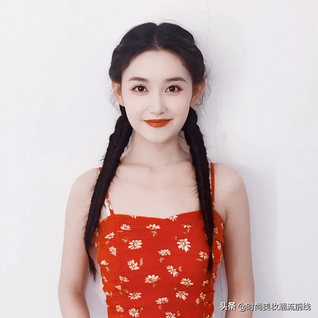 蒋依依，红果妹宝儿，麻花辫姑娘，好美