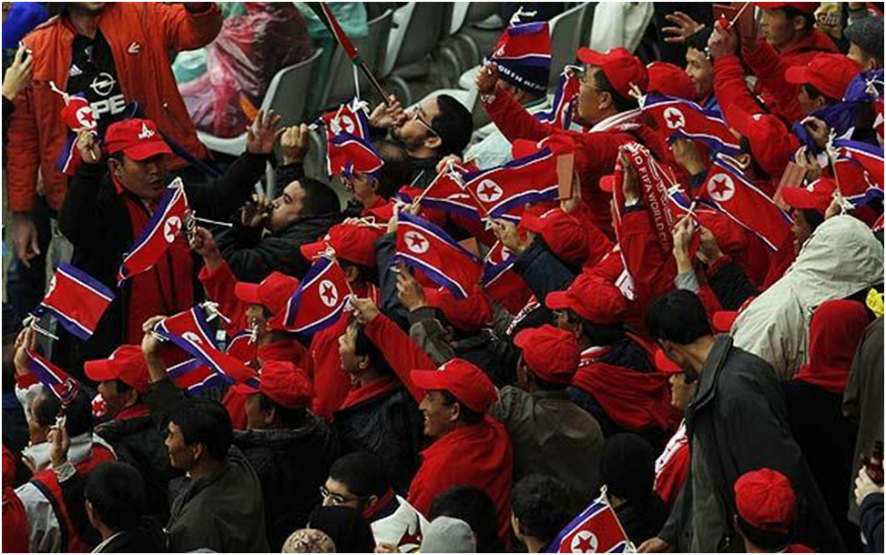 10年世界杯朝鲜对巴西（朝鲜人的世界杯：录播、剪辑、打码，还转播了韩国的一场淘汰赛）