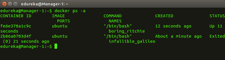 docker经常用到的命令整理