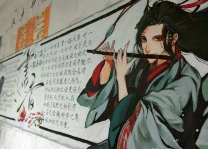 初中生“黑板报”被称赞，3d效果逼真引人注目，美术生甘拜下风