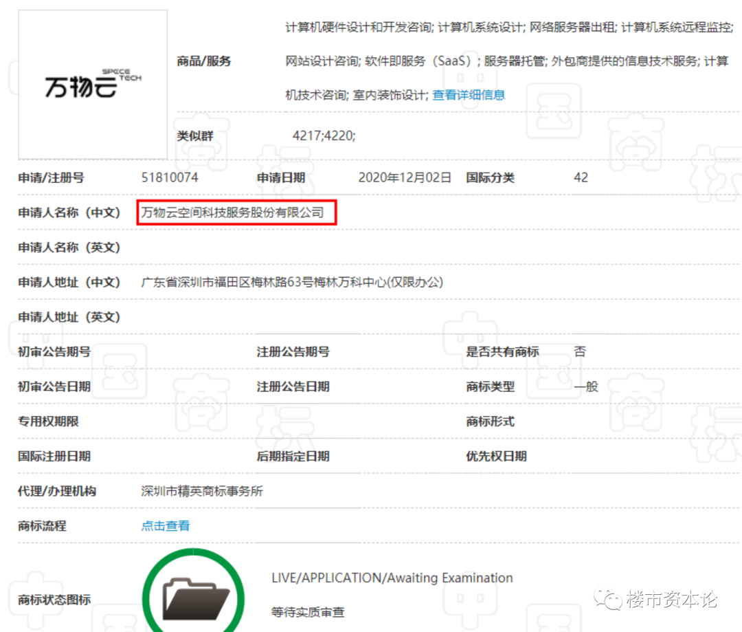 萬物云IPO科技類商標重大缺失，朱保全能否搏十億身家