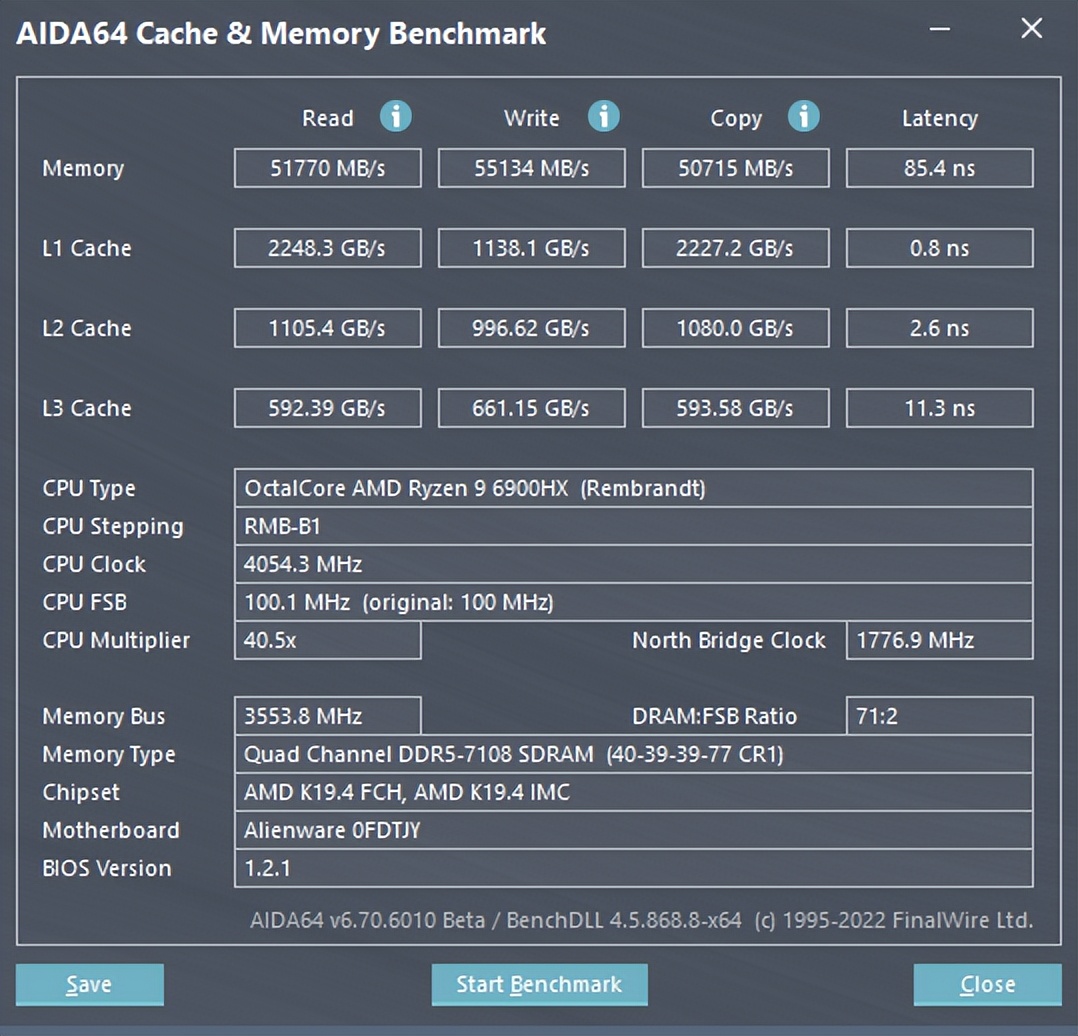 Alienware m17 R5锐龙版评测：强悍升级AMD锐龙9 6900HX旗舰处理器