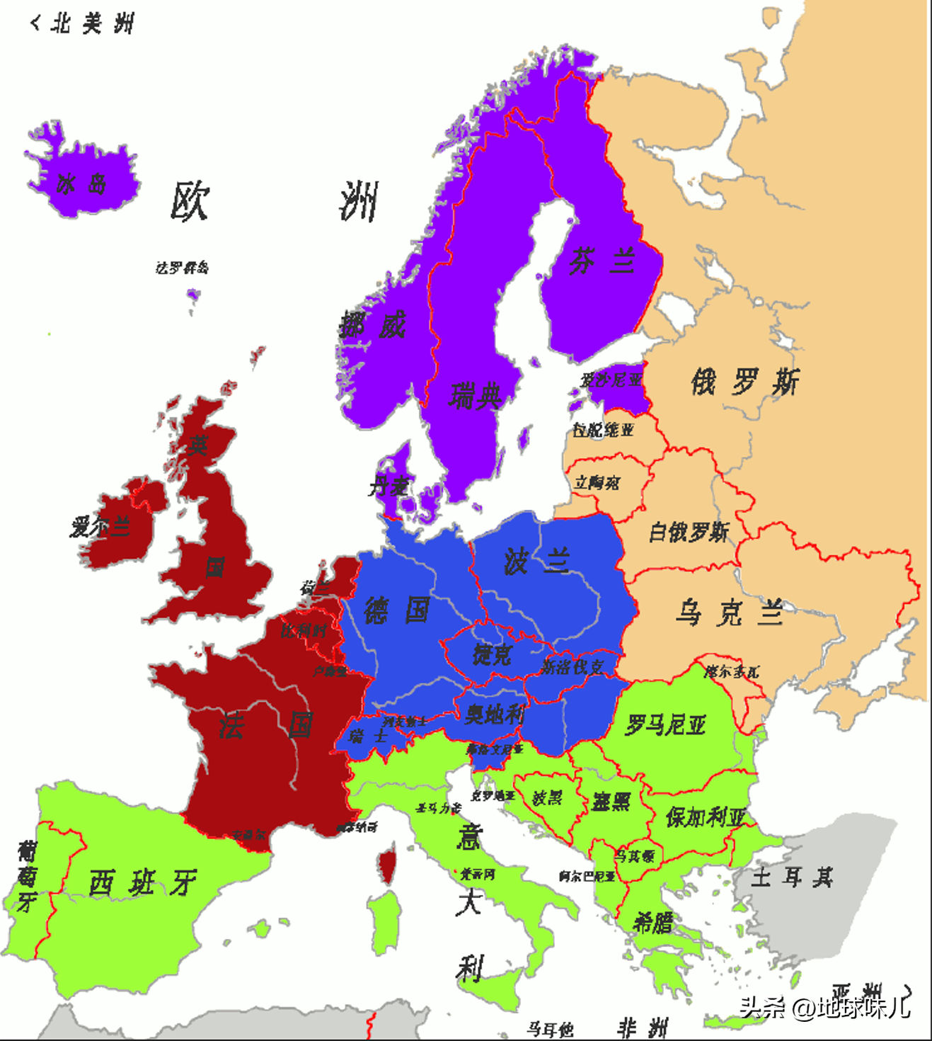 整个欧洲面积有多大（欧洲面积多大,有多少国家）-第2张图片-科灵网