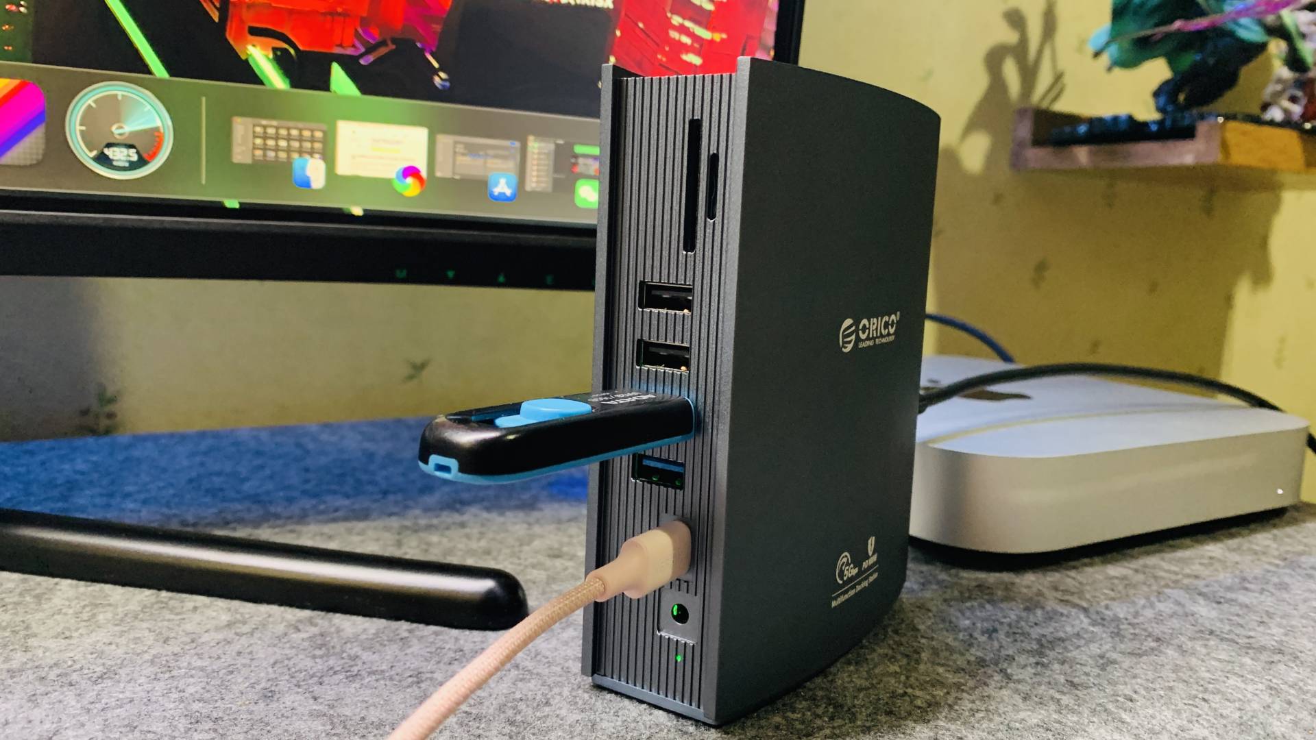 Mac mini M1多屏拓展的“小救星”—ORICO奥睿科15合1拓展坞