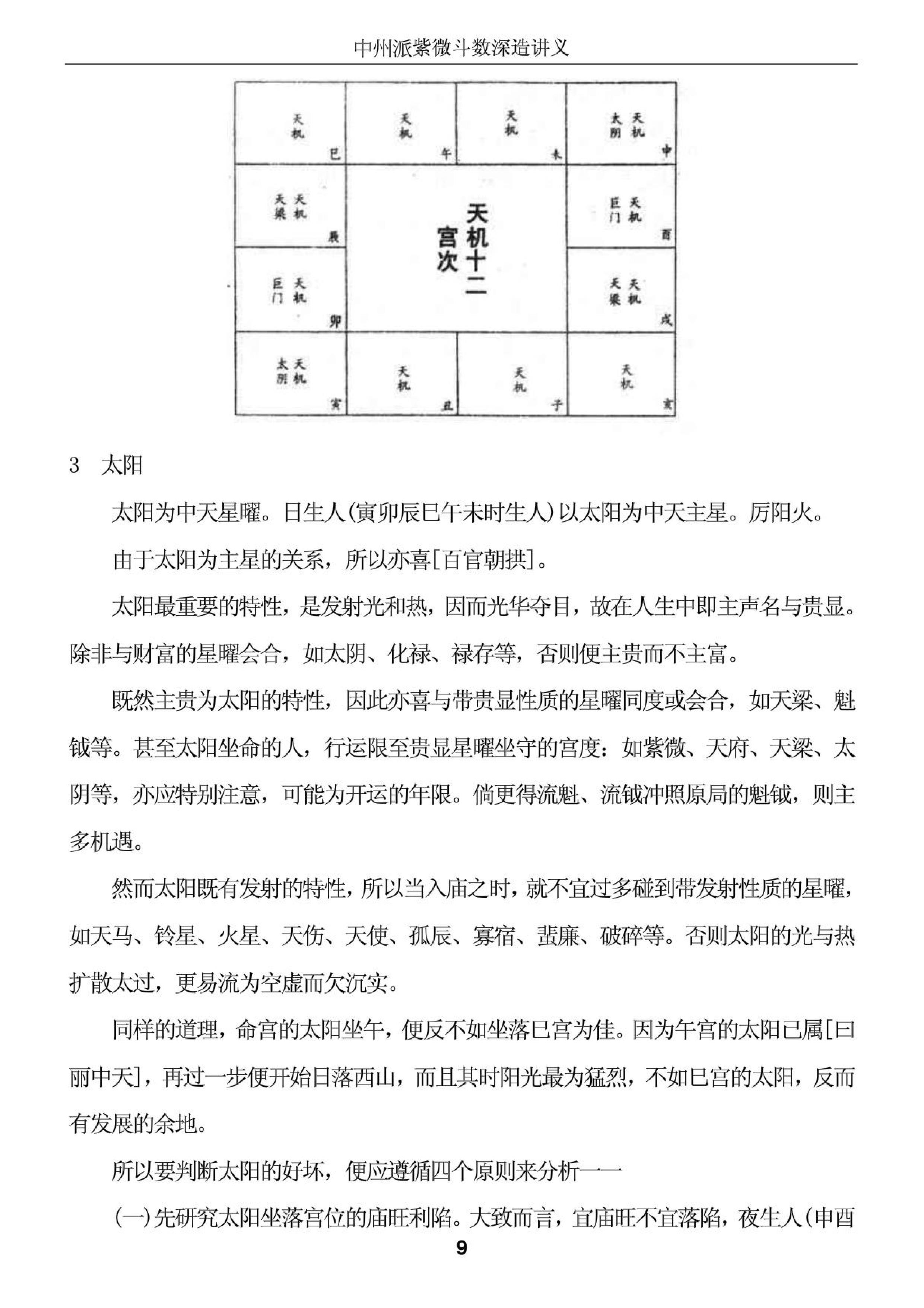 (周易)「精品」中州派紫微斗数深造讲义