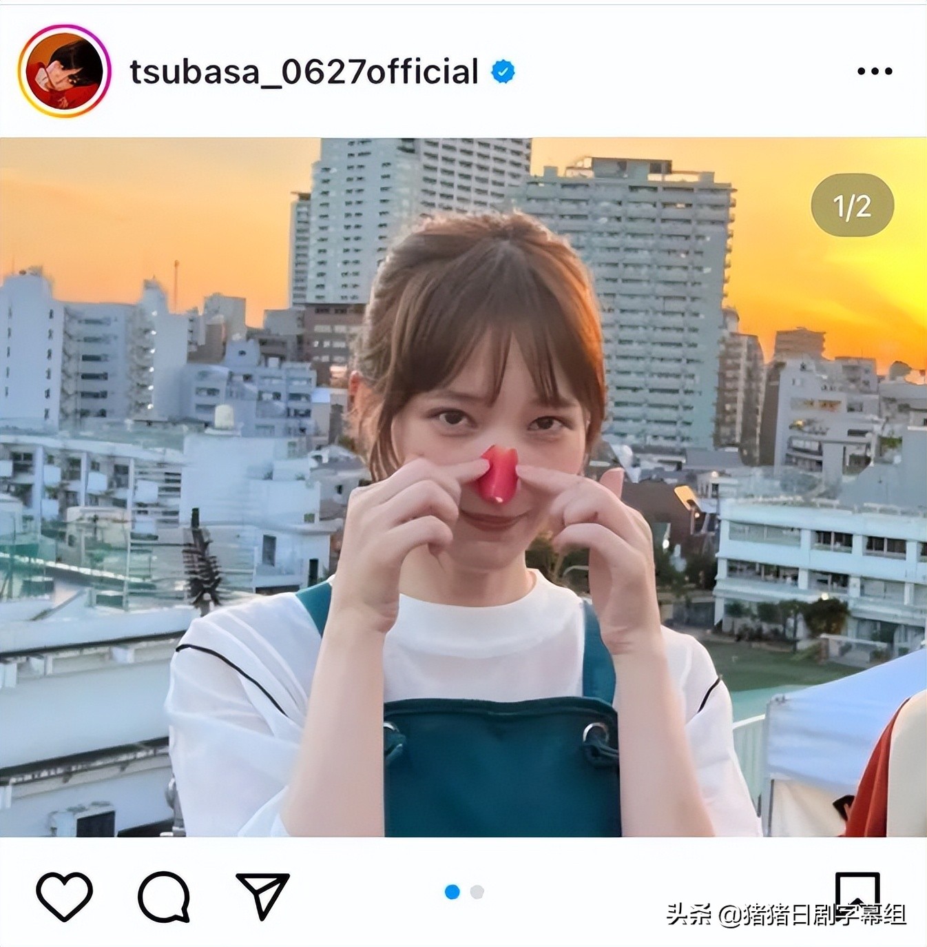 本田翼公开新照片，网友直呼“是天使吗？”