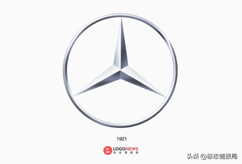 奔驰的三叉星标志100岁了