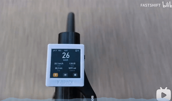 支持离线地图和轨迹记录的GPS自行车车速表