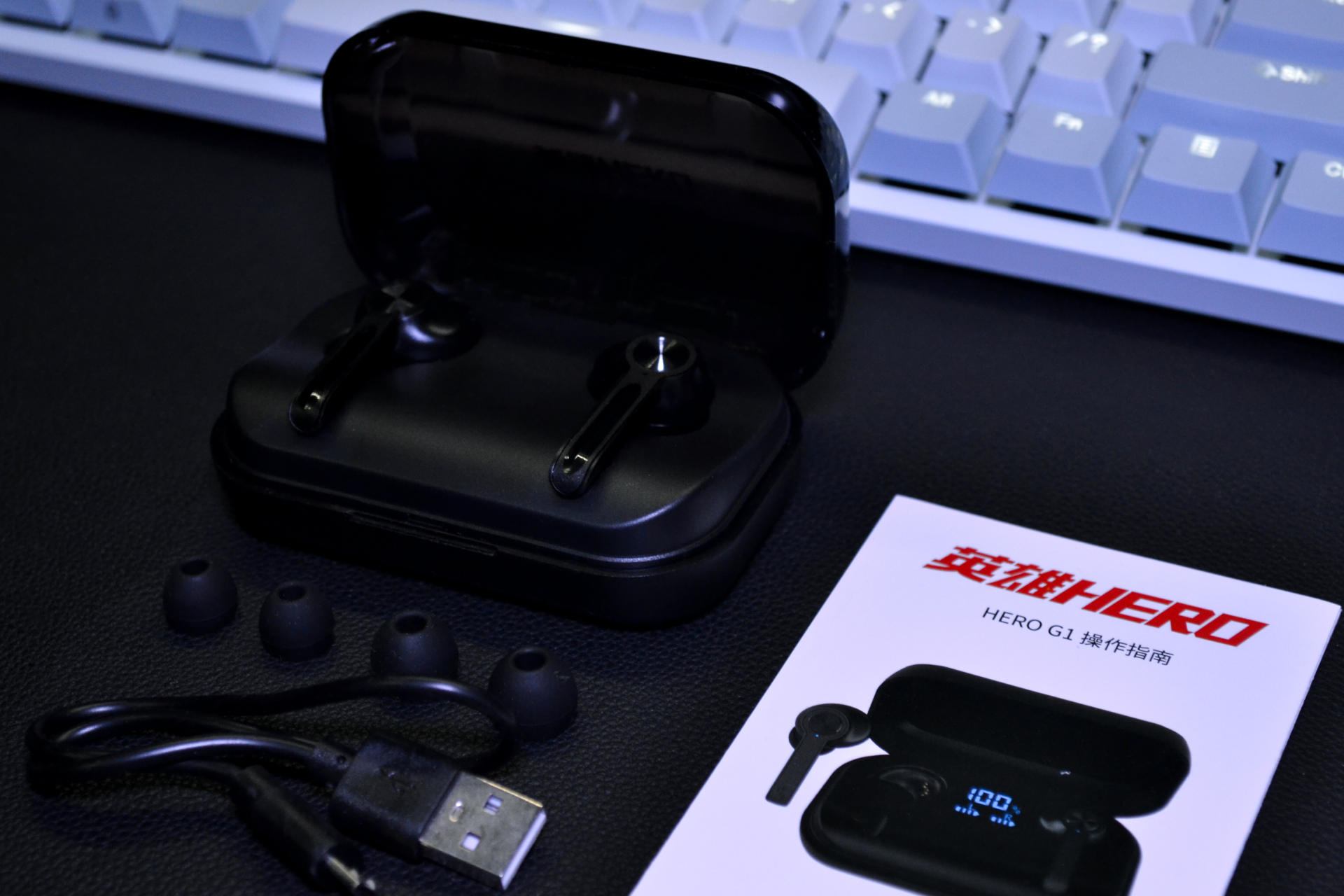 充电宝OR耳机合二为一 英雄G1真无线蓝牙耳机