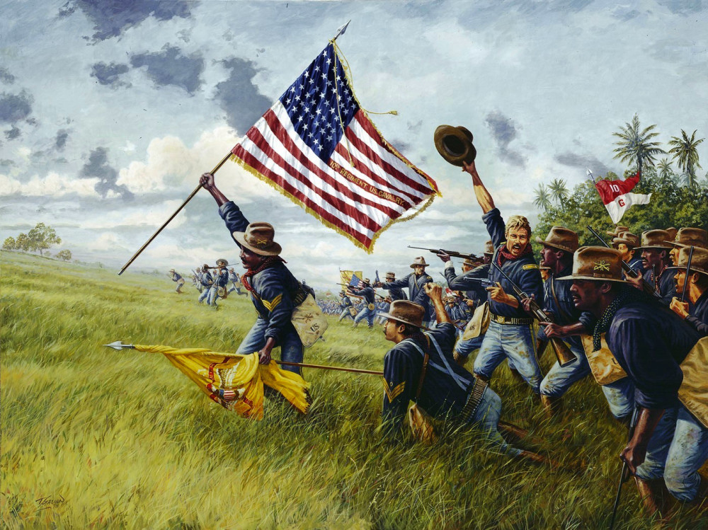 美国独立战争简笔画图片