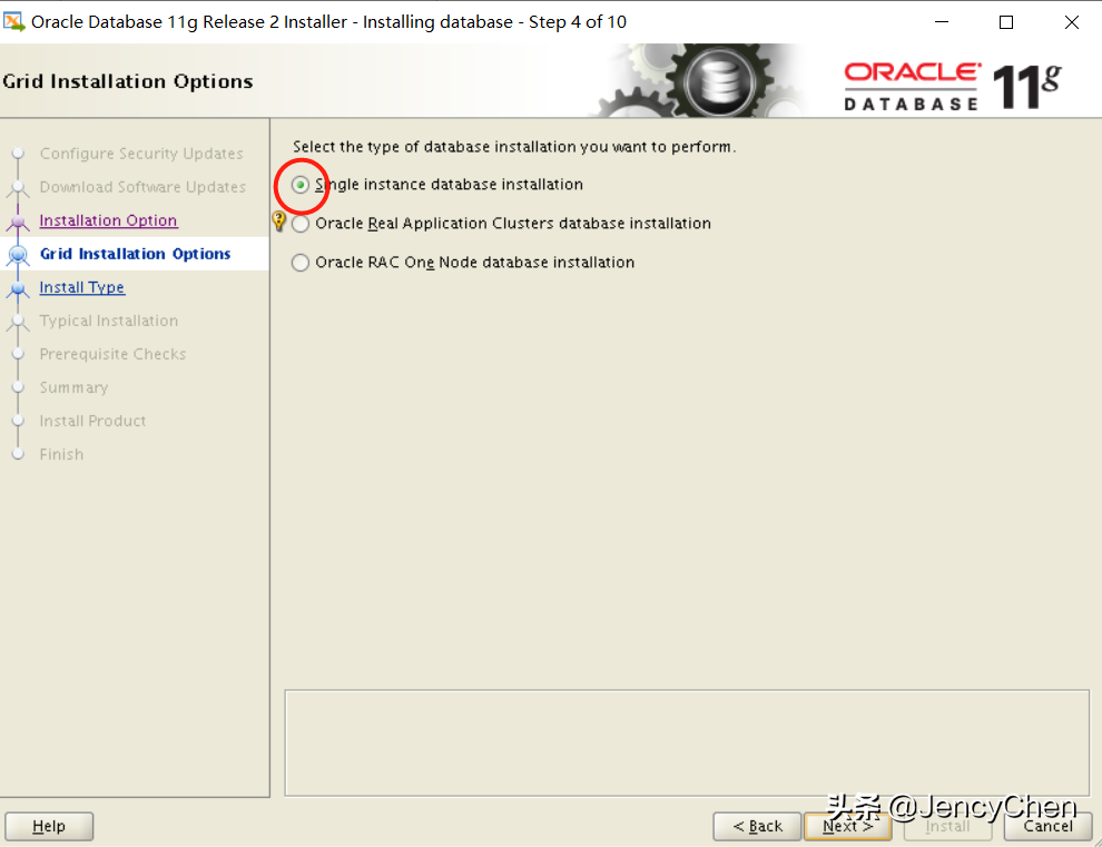 CentOS 7.6下安裝Oracle 11.2.0.4