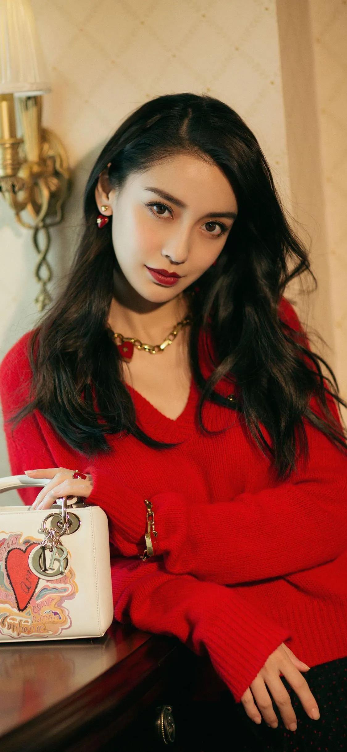 性感成熟，美人明艳Angelababy杨颖｜高清手机壁纸
