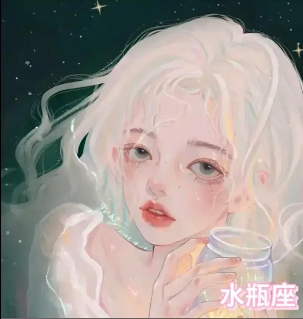 十二星座頭像/12星座女生漫畫頭像