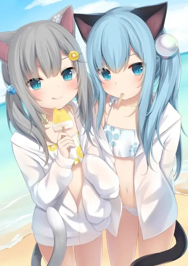 动漫美少女猫娘《猫羽雫》