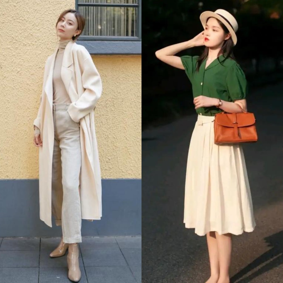 不管是绿色,蓝色还是黑色都可以搭配在一起,因此白色系可以称为"万能