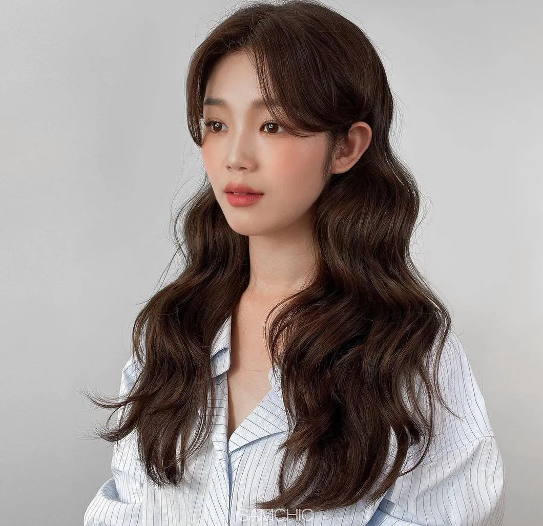 不同长度的头发,这样卷才不会变大妈