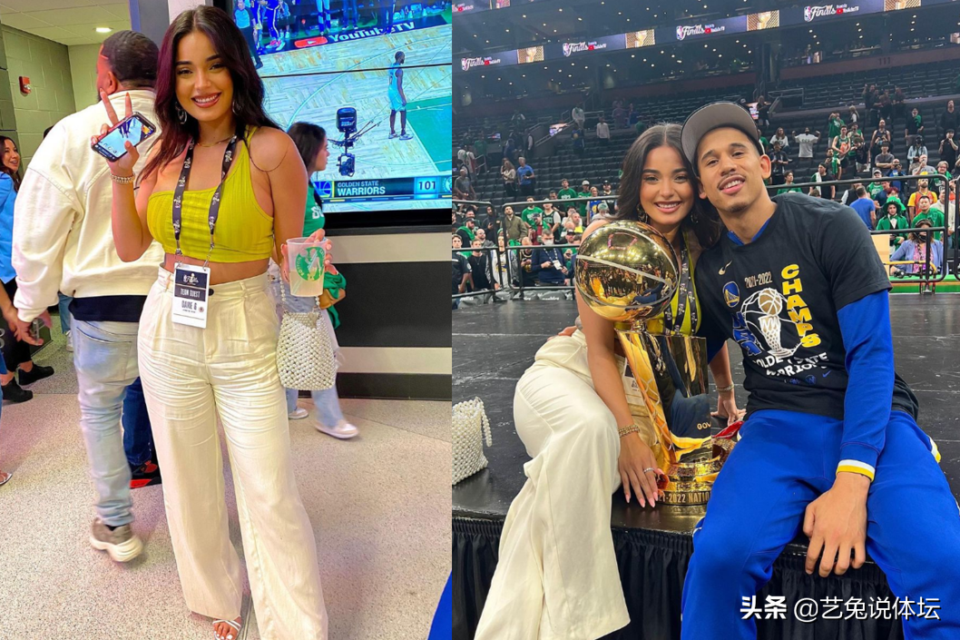 库里和库嫂甜蜜照片对比(库里娇妻太好笑,7岁女儿被求婚,克莱撞倒女