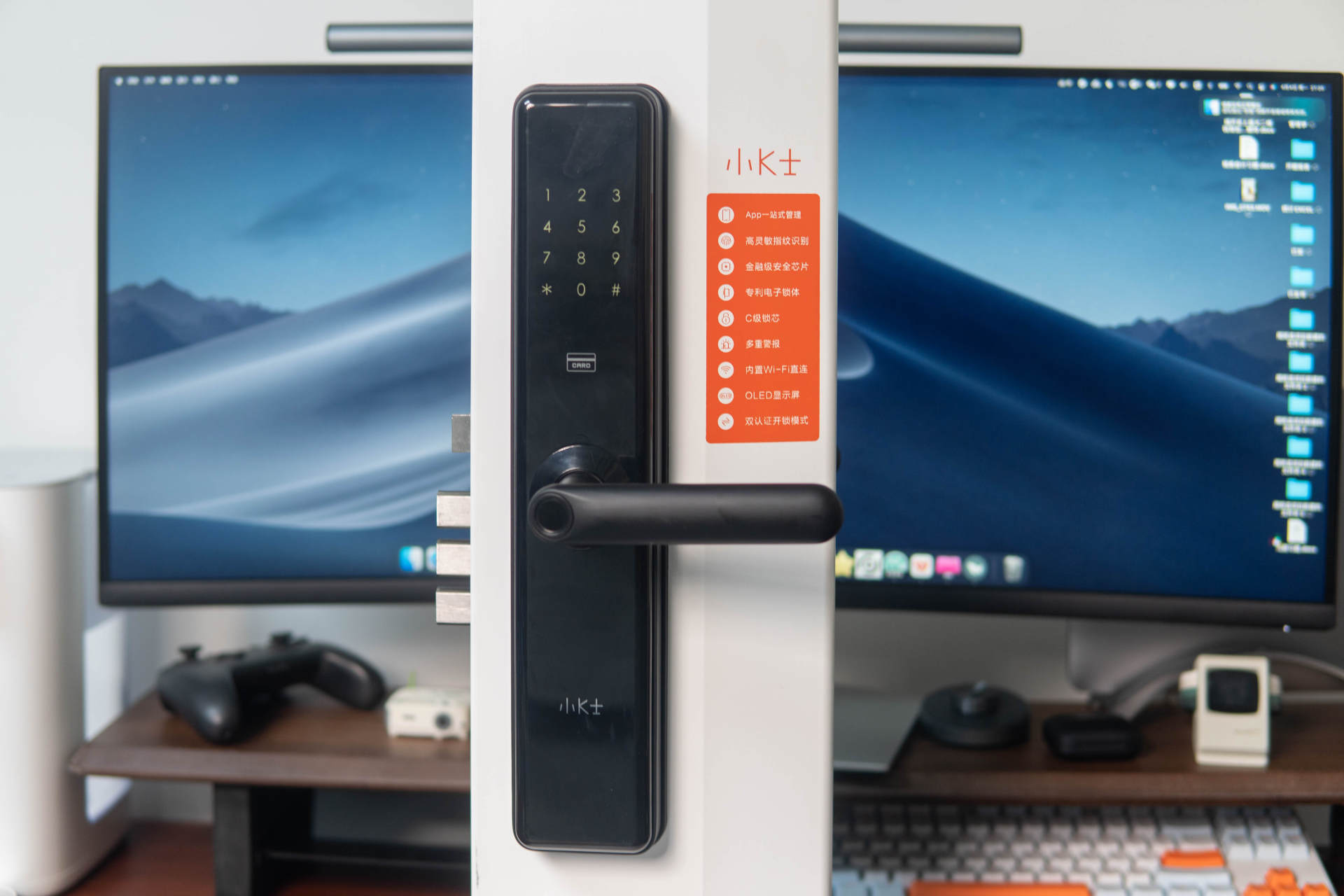 6种解锁、鸿蒙智联、场景联动，小K士智能门锁727不只是门锁