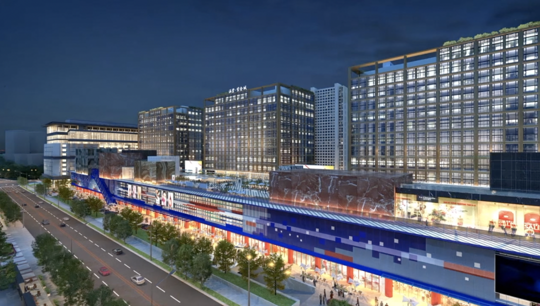 项目整体定名为"涵碧·紫金城",涵盖三幢青创公寓楼,一座购物中心,两